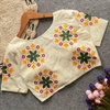 Tew Havy Khadi Cotton With Hand Embroidery Blouses Bulk Orders In India